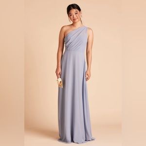 Birdy Grey KIRA DRESS CHIFFON DUSTY BLUE XL EXTRA LARGE BRIDESMAID